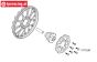 VITS1240 VITAVON Front brake disc screws, 6 pcs.