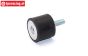 VRC8001/06 VRC exhaust damping rubber Ø25-M5, 1 pc.