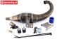 VRC8726 VRC Tuning Pipe LOSI DBXL 2.0 unsillenced, Set