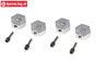 LOS242053 17mm Hex Adapter LMT Truck, Set