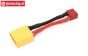 TPS4020 Adapter cable XT90 Male-T plug female, 1 pc.
