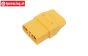 TPS087/90 AMASS XT90 Gold Plug Ø6,0 mm, 4 pcs