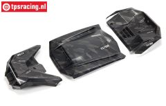 ARA411023 ARRMA Fireteam Body Black Camo, set