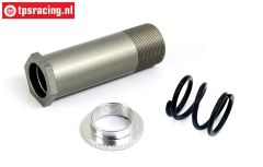 BWS55006S Servo-saver tube-nut-spring, Set