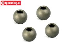 BWS55039 Alloy Balls Ø10/Ø4/H8 mm BWS-LOSI, 4 pcs