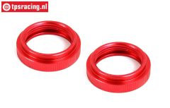 BWS55045R Shock Adjust nut Red Ø24 mm, 2 pcs