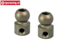BWS55040 Alloy Balls Ø10-Ø5-H17 mm BWS-LOSI, 2 pcs
