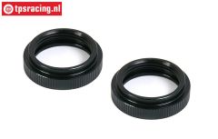 BWS55045Z Shock Adjust nut Black Ø24 mm, 2 pcs