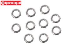 BWS56083 Steel washer Ø5-Ø10-H1 mm, 10 pcs