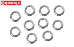 BWS56084 Steel washer Ø5-Ø10-H1 mm, 10 pcs