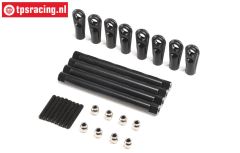 LOS244009 Upper 4-link Bar LMT Truck, Set