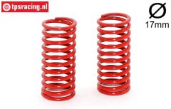 FG10183 spring red Ø17-Ø2,4-L48 mm, 2 pcs.