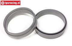 FG3106 1/6 Rim extension ring Silver, 2 pcs