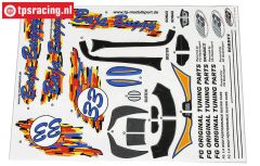 FG60155 Decals Baja Buggy, Set