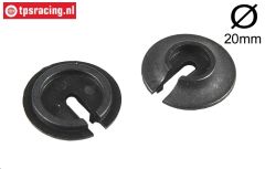 FG6092 Shock spring plate Ø20 mm, 2 pcs.