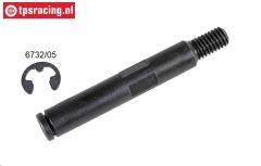 FG6104/01 Wheel axle front 2WD M6 Ø8-L57 mm, 1 pc.