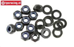 FG6112 Steel Locking nut with washer M6R, 10 pcs.