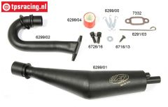 FG6299 FG Steel Power Tuning Pipe 1/6 Off-Road, set