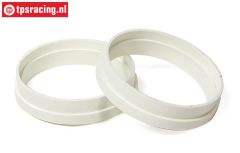 FG6436 1/6 Rim extension ring white, 2 pcs