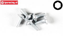 FG6717/08 Button Head Screw M3-L8 mm, 5 St.