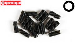 FG6729/10 Grub Screw M4-L10 mm, 15 pcs