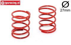 FG67313 spring red Ø27-Ø2,5-L40 mm, 2 pcs.