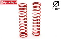 FG67317 Shock spring Red Ø30-Ø3,0-L145 mm, 2 pcs.