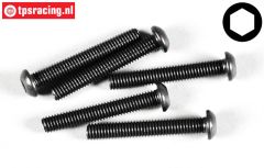 FG6736/40 Button Head Screw M6-L40 mm, 10 pcs