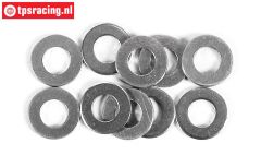 FG6741 Steel Shim washer Ø6-Ø12-H0,5 mm, 10 pcs.