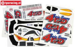 FG68155 Decals FG Baja Buggy 4WD, Set
