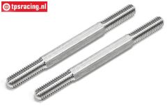 FG7028/01 Alloy threaded rod M6-L65 mm, 2 pcs