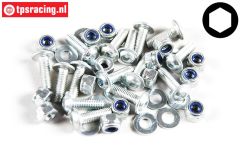 FG7058 Button screw with flange M3-L10 mm, 15 St.