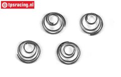 FG7080/04 Conical spring Ø11-H8 mm, 4 pcs