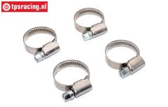 FG7119 Steel Hose clamp Ø16-27 mm, 4 pcs.