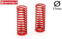 FG7183 spring Red Ø17-Ø2,4-L58 mm, 2 pcs.