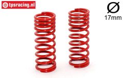 FG7194 spring progressive red Ø17-Ø2,4-L58 mm, 2 pcs.