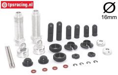 FG7201 Tuning Shock absorber Ø16-L115 mm, Set