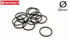 FG7206/04 Shock O-ring adjustment Ø20 mm, 8 pcs.