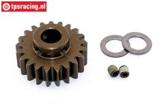 FG7430/21 Anodised alloy gear 21T wide Ø10-B12 mm, 1 pc.