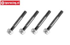 FG8448 Hardened steel stud bolt brake lining, 4 pcs