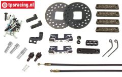 FG8452 Cable brakes rear 1/5-1/6, Set