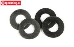 FG8600/12 Steel Shim washer Ø8-Ø16-H0,1 mm, 4 pcs