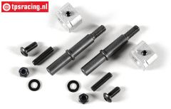 FG8610/10 Front axle with collar W14 mm, Set