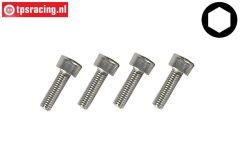 FG9439/10 Socket-Head M3-L10 mm, 4 pcs.