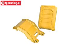 MX016AB-GD PROMOTO Alu-Skid plate Gold, set