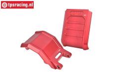 MX016AB-R PROMOTO Alu-Skid plate Red, set