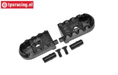 MX014-BK PROMOTO Alu footrests Black, set