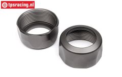 HPI102154 Shock Cap Gun metal Ø20-12 mm, 2 pcs.