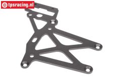 HPI102160 Rear Upper Plate Gun Metal, 1 pc.