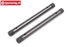 HPI102214 Spoiler joint Gun Metal, 2 pcs.